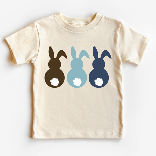 3 Boy Bunnies Easter DTF TRANSFER or UV DTF STICKER