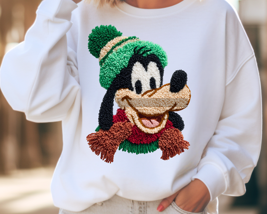 Magical Dog Christmas DTF TRANSFER or UV DTF STICKER