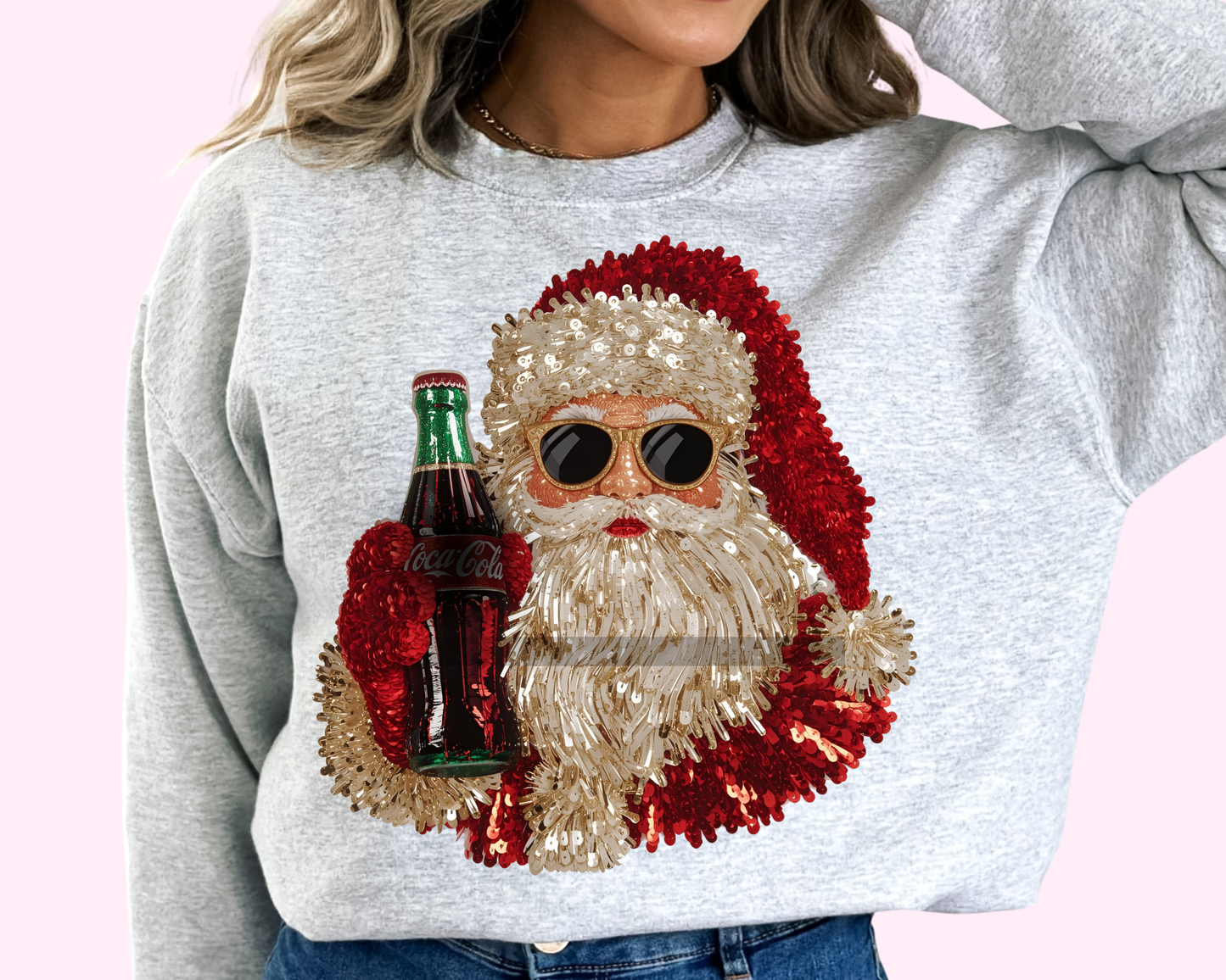 Cola Santa Christmas DTF TRANSFER