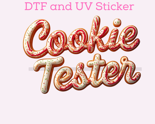 Cookie Tester DTF TRANSFER