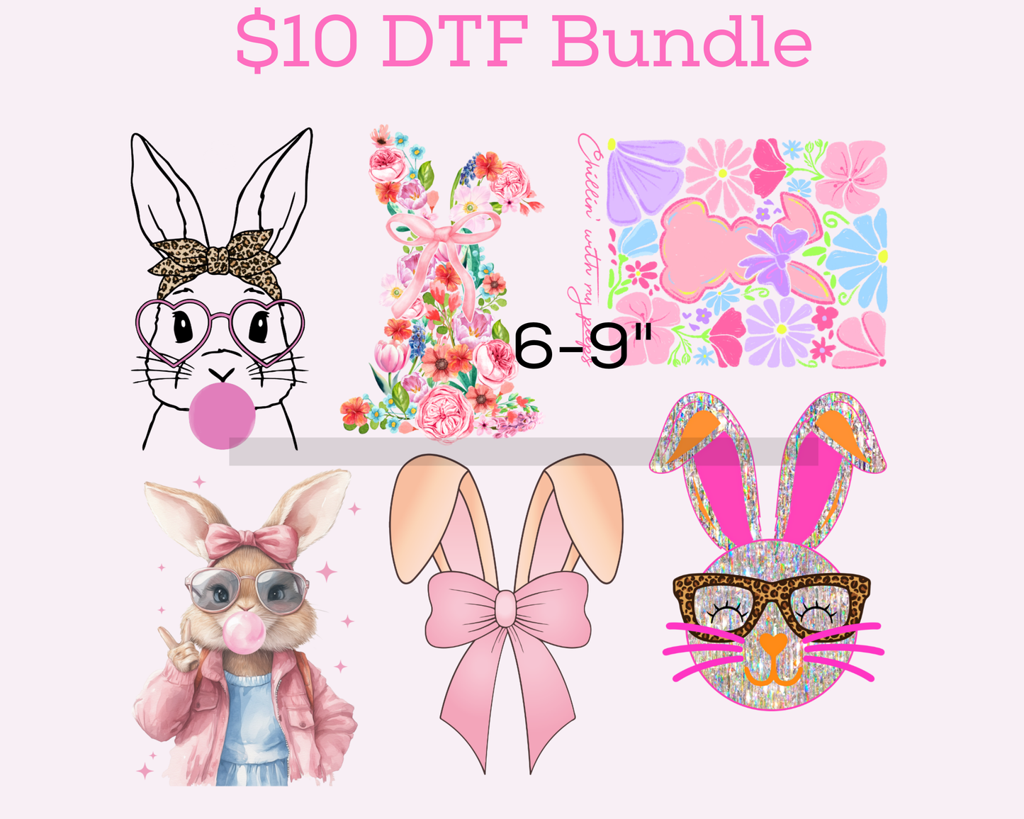 $10 Girl Youth Easter #2 Bundle DTF Transfer