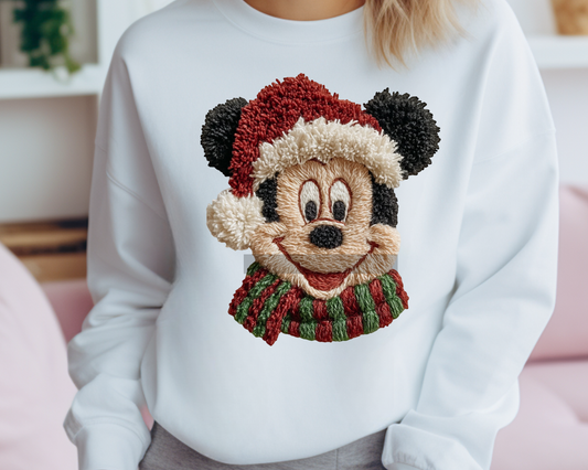 Magical Boy Mouse Christmas DTF TRANSFER or UV DTF STICKER