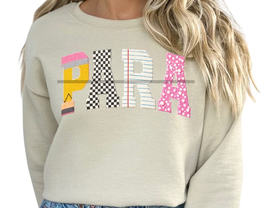 Para Faux Yarn DTF TRANSFER or UV DTF STICKER DECAL